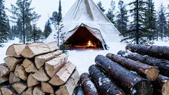 Why do northerners use wet wood instead of dry wood?